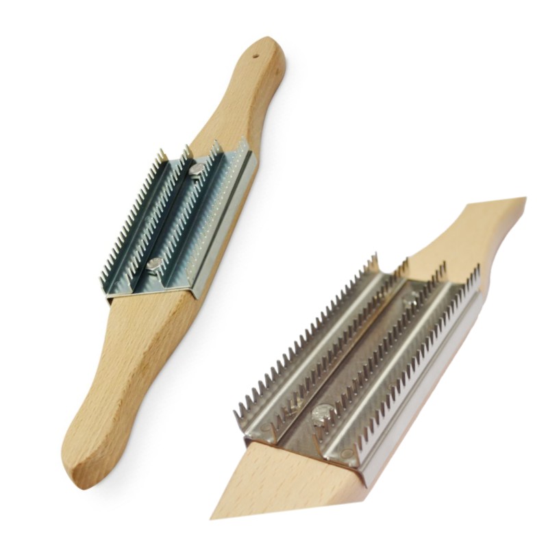Pilling Rake Polishing rake with oiled wood handle – ylyoz