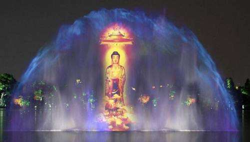 Scenic area fantasy projection