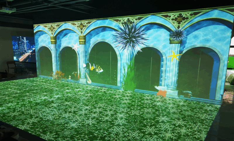 Sky Curved Screen Folding Screen Projection