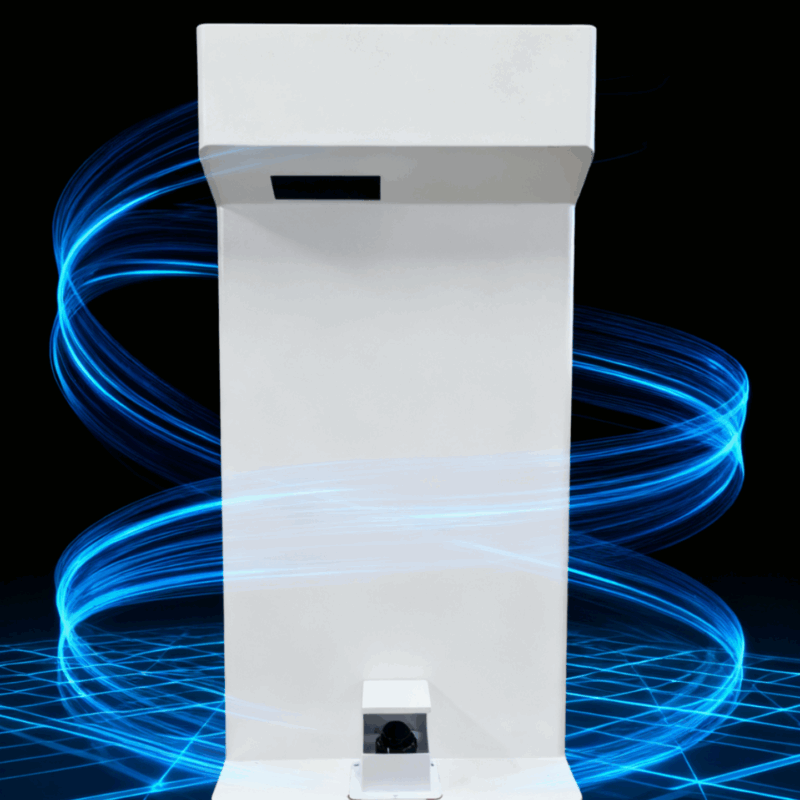 Mobile floor interactive projector